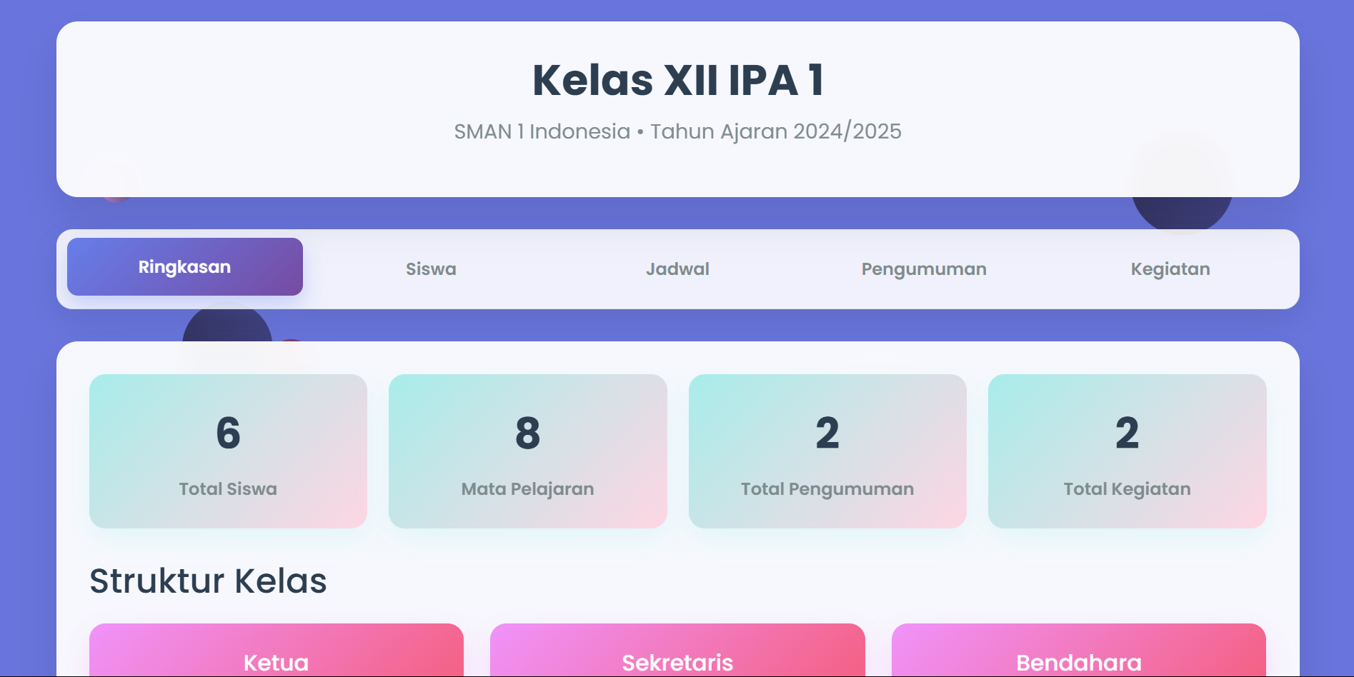 Template Web Kelas + Admin - PHP MVC